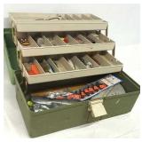 Green Plano 4630 Tackle Box & Tackle
