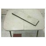 Retro Rectangular Kitchen Table 39 1/2" plus 8"
