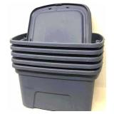 10 Gallon Storage Totes 5-Pack