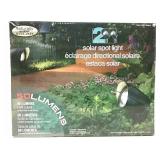 2 Piece Set Solar Spotlights
