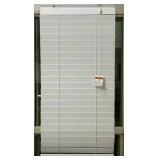22 1/2" wide x 44" long White Mini-Blind