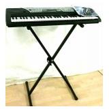 Yamaha Keyboard w/ Stand, Instructions & Charger