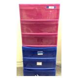 2-3 drawer Sterilite Carts 25” h X 22” w