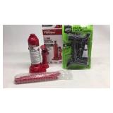 2 Ton Hydraulic Jack, Tire Plug Kit