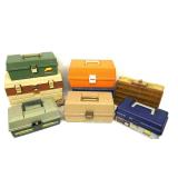 8 Tackle Boxes w/Fishing Tackle