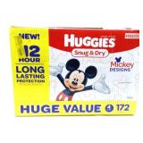 New Size 4 Huggies 172 Count Box of Diapers