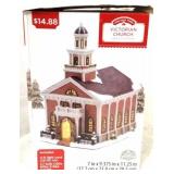 New Holiday Time Victorian Church Figurine