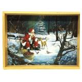 Christmas Tray Feat. Santa Print