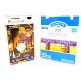 Projection Kaleidoscope and Blue LED Micro Icicles