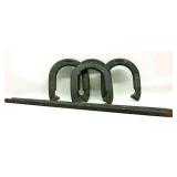 Steel Horseshoe Set
