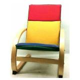 Kids Rainbow Rocking Chair (18"×25")
