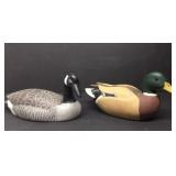 2 Duck Decoys - 10 in long, each