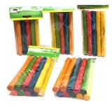 (5 Packages) of Wooden Chey Toys for Small Pets