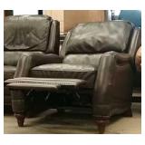 Dark Brown Leather Recliner Chair