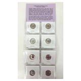 8 Uncirculated Roosevelt Dimes