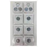 12 Steel War Pennies 1943