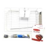 New Dish Rack, Straw Brushes, and Tubberware Set