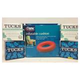 Carex Inflatable Cushion & Tucks Medicated Pads