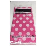 Plastic Table Covers (5) and Parasol Picks