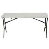 5-Foot Fold-In-Half Portable Table