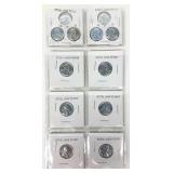 12 Steel War Pennies 1943
