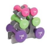 Tone Fitness 6 Piece Dumbbell Set (2lb, 3lb, 5lb)
