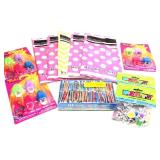 Plastic Table Covers (5) and Parasol Picks