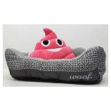 Dog Bed & Emogi Toy