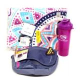 Fanny-Pack, Beach Towel, and SmartShaker
