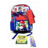 Super Mario Backpack Set