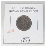 1859 Indian Head Penny
