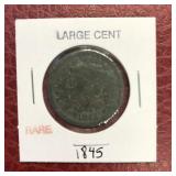 Large 1845 One Cent