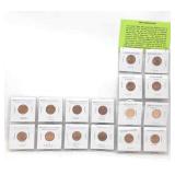 16 Uncirculated Pennies