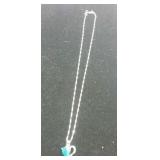 Swiss Blue Topaz Necklace