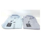 (2) Med Mens Kirkland Dress Shirts