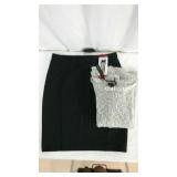Med Ladies Skirt and Sweater