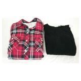 Small Ladies Lined Flannel Shirt and Sweater