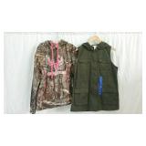 Large Ladies Real Tree Hoodie & Hooded Vest