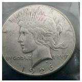 1926 Peace Silver Dollar