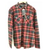 XL Mens Grizzly Mountain Lined Flannel Shirt
