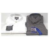 (2) LG Mens Button Up Shirts- Kirkland/BC Clothing
