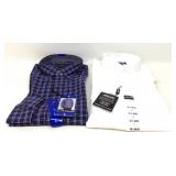 (2) LG Mens Dress Shirts- Kirkland/BC Clothing