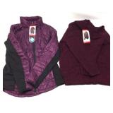 Med Women’s Down Coat & Matty M Wool Sweater