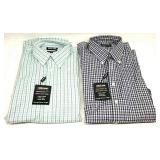 (2) XL Mens Kirkland Signature Dress Shirts