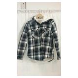 Small Ladies Boston Trader Lined Flannel Hoodie