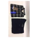 Men’s Large Flannel Shirt & Jeans