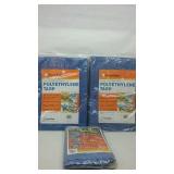 (3) Polyethylene Tarps