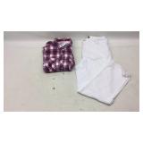 Women’s Large Flannel Shirt & Jean Set