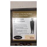 2-Ply Poly Rubber Bootfoot Chest Waders