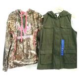Large Ladies Real Tree Hoodie & Hooded Vest